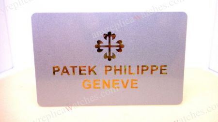 Replica PATEK PHILIPPE Watch Warranty card for Sale - Wholesale